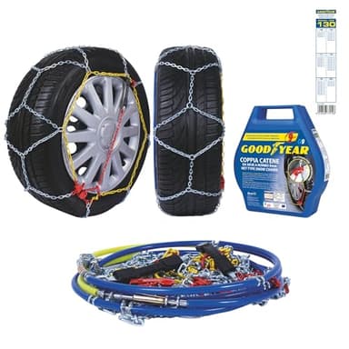 Goodyear 77914: Chaines à neige 9 mm, Taille 130