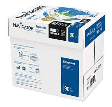 Navigator Expression - Papier premium Blanc 90 g/m² A4 - Carton de 5 x 500 feuilles