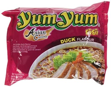 Yum Yum crevettes Nouilles Instantanées Canard, 60 g (Lot de 30)