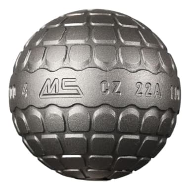 Triplette MS CZ - striée INOX - Dure - 75mm - 700 GR