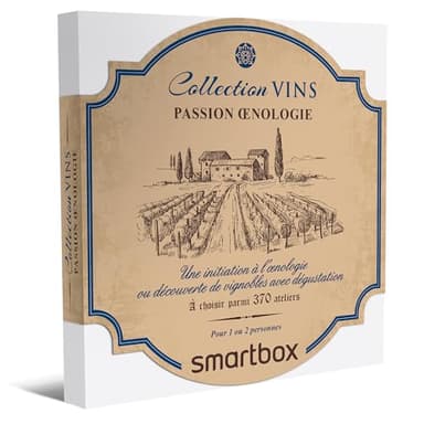SMARTBOX - coffret cadeau couple - Passion œnologie - idée cadeau originale - 1 atelier œnologie pour 1 ou 2 personnes