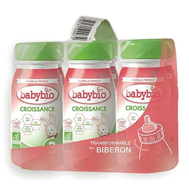 Babybio croissance au lait de vache français 6 bouteilles de 25cl