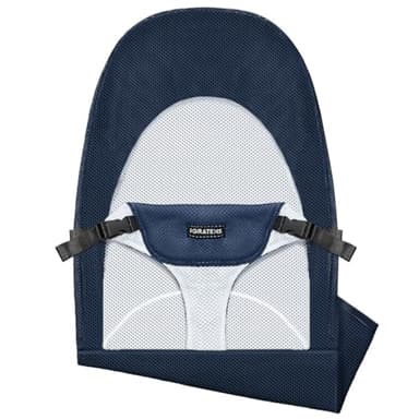 iGRATENS Siège en tissu pour transat – Housse pour transat Baby Bjorn Balance Soft & Bliss, maille ventilée, douce pour la peau, lavable en machine, bleu marine