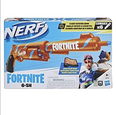 Nerf Fortnite GL – Lanceur De Recharges Nerf – Réplique Du Jeu Vidéo – 6 Rockets – Pompe – Dès 8 Ans – Officiel Fortnite
