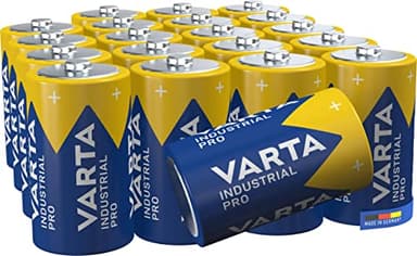 VARTA Piles D Mono, lot de 20, Industrial Pro, Batterie Alcaline, 1,5V, pack de stockage, Made in Germany