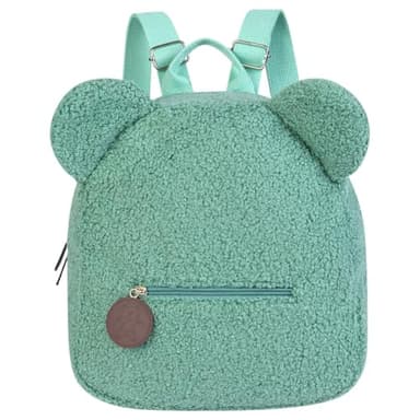 Aomig Cartable Scolaire Maternelle Sac à Dos Mignon Bagages Enfant Sac à Dos, Cadeau Bebe Mini Sac à Dos Teddy, Sac à Dos Bébé Crèche Fermeture à Glissière et Poignée