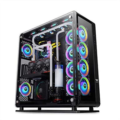 Boitier Grand Tour E-ATX Thermaltake Core P8 avec Panneaux vitrés (Noir)