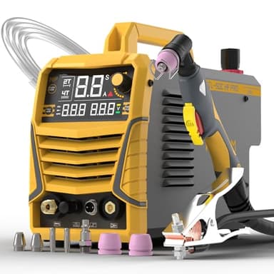 TOOLOM 50A Découpeuse plasma 230VDécoupeuse plasma à arc pilote sans mouvement2T/4T Capacité de coupe max. 20mm fir Convient pour les tôles peintes et la rouille volante