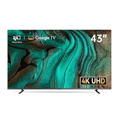 FPD Smart TV 43 Pouces, (108cm) 4K UHD Télévision avec Dolby Vision, HDR, Dolby Atmos | Google TV Fluide | 4K 60Hz HDMI | Google OS, MEMC, Idéal pour Salon, Films et Streaming