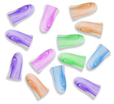 50 paires Bouchons d’Oreilles, Bouchons d'oreilles pour dormir, Bouchon d’Oreilles Anti Bruit SNR 35 dB, Mousse Super Douce Protection Contre le bruit, pour dormir, voyager, les concerts.