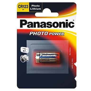 Panasonic Batterie Lithium Photo für z.B. Kameras CR 123 A P 1-BL