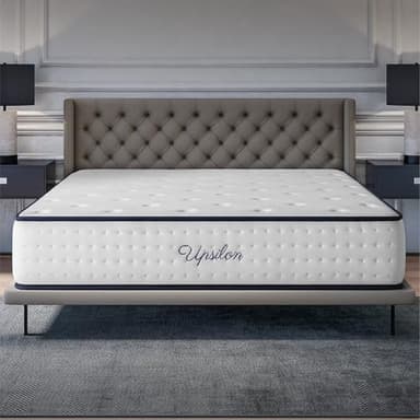COSMOS - Matelas Upsilon 180x200-32 cm - Accueil Mousse à mémoire de Forme + Blue Latex - Confort Ferme - 7 Zones - Réversible - Hypoallergénique - Durable - Sommeil Isolé - Fabriqué en Europe