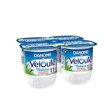 Danone Velouté Yaourt Brassé Nature 4x125g