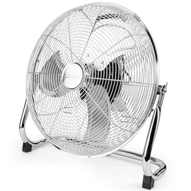 ProfiCare PC VL 3065 WM - 330650 - Ventilateur de Sol rétro - 100 W - 40 cm - Voyants LED - 4 niveaux (0-1-2-3) - Silencieux - Chrome