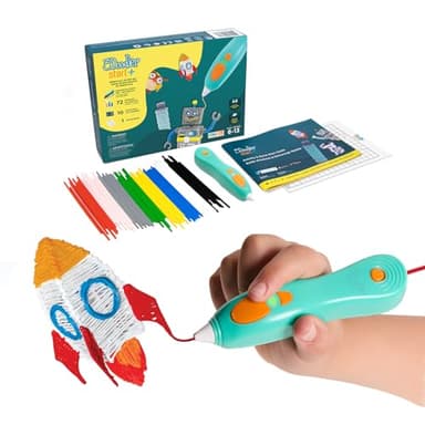 3Doodler Start+ Essentials Ensemble de Stylo 3D pour Enfants, Ensemble d'Activités Artistiques à Apprendre à la Maison, Jouet Éducatif STEM pour Garçons et Filles de 6 Ans et Plus