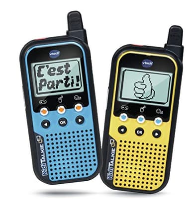 VTech - KidiTalkie, Talkie-Walkie Enfants, Jouet électronique éducatif - Contenu en Français