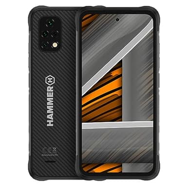 Hammer Blade 4 Noir Téléphone blindé et Robuste 6+128 Go 6,5" Full HD+, 48 Mpx Caméra