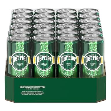 Perrier Minérale Naturelle gazeuse - 4 Packs de 6x 33cl