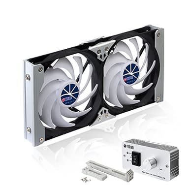 Titan TTC-SC09TZ(A) Ventilateur de Réfrigérateur, 34cm x 15cm x 4.5cm