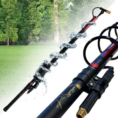 Phoenix - Perche Télescopique 5,4M Pro Sprayer Evo - Perche Professionnelle pour Pulvérisation Haute Portée Toiture - Compatible Pro, Dorsal & Gladiator Sprayer - Fibre de Verre Ultra Légère