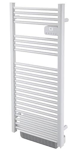 DREXON LYRIA S – Sèche Serviettes Électrique 1750 W avec Soufflerie – Technologie Sans Fluide – Thermostat Électronique Programmable – Fil Pilote – Mode Boost – Sécurité Enfant – Certifié NF