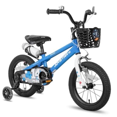 JOYSTAR Pluto 16 Pouces vélo pour Enfants pour Les garçons et Les Filles de 5 à 7 Ans. Bleu