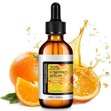 Serum Vitamine C Visage 20% Vitamine C Serum Visage Aroma Zone Acide Hyaluronique Skincare Une Formule Puissante et Avancée Rétinol Antioxydant Anti-âge, Anti-rides Anti-taches Pores et Ridules 60ml