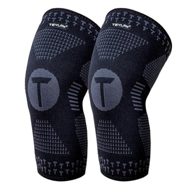 CAMBIVO Genouillères Sport Homme Femme x2, Genouillère Rotulienne & Attelle Genou pour Course
