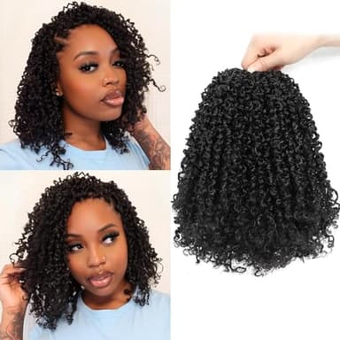 MLETULIPS Cheveux Braids Passion Twist 8 Pouces Mini Senegalais
