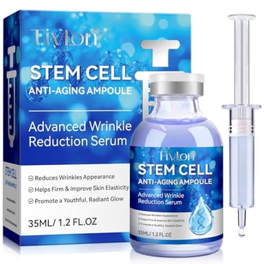 Sérum à cellules souches pour le visage et le corps, Sérum à micro-aiguilles anti-âge en ampoule pour aider à réduire les rides et ridules, raffermir et lifter la peau, essence hydratante pour le