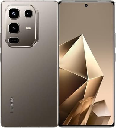 Infinix Note 50 Pro 4G Smartphone, 8 Go + 256 Go Gris, Batterie 5 200 mAh, processeur MediaTek Helio G100 Ultimate, sans Chargeur, caméra 144 Hz 1,5 K 50 MP OIS, avec NFC