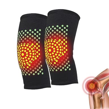 HASAIKA® Genouillère Auto Chauffante, Genouillère Chauffante, Chauffante Manchon De Genou, Genouillères pour Soulager Les douleurs articulaires pour Arthrite