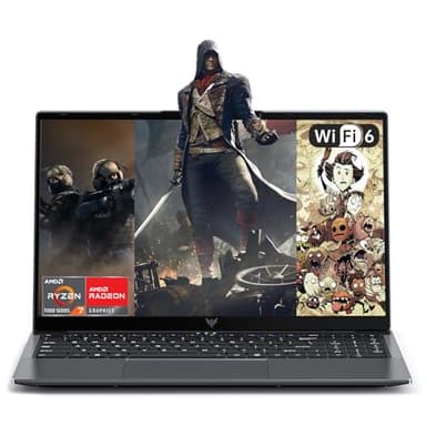 ACEMAGIC 2025 Gaming Ordinateur Portable 15,60 Pouces avec AMD Ryzen 7 5700U(8C/16T, jusqu'à 4,30GHz) 16Go DDR4,512Go M.2 SSD PC Portables Gamer, FHD,WiFi 6,BT5.2,HDMI,Gris