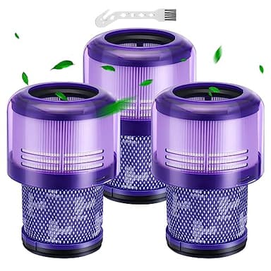 Filtres V11 pour Dyson - Filtre de rechange JORAIR pour Dyson V11 Animal/Absolute/Torque Drive/Fluffy/Complete Pro V15 Detect SV14 Aspirateur sans fil. Comparer à la pièce # DY-970013-02 et 97001302