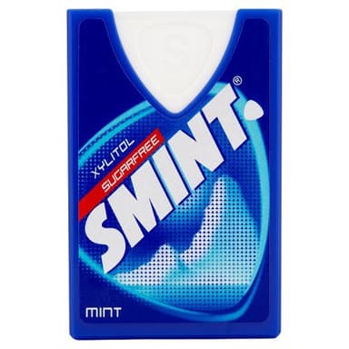 Smint Menthe sans sucre originale avec xylitol, 8 g
