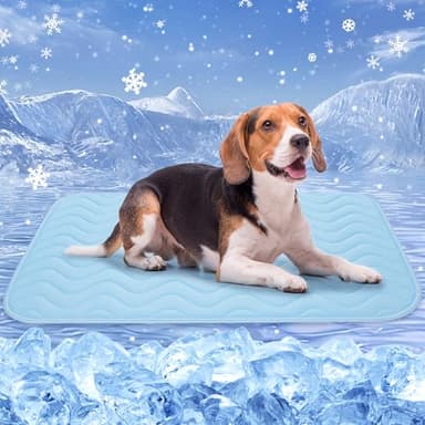 Baodan Tapis auto-rafraîchissant pour chien, 90 x 56 cm, lavable, pour chiens et chats en été chaud