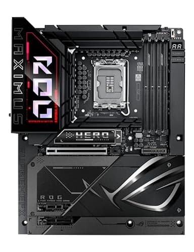 ASUS ROG Maximus Z890 Hero BTF, Carte mère Intel ATX, 22+1+2+2 Phases d'alimentation, Fente DDR5, PCIe 5.0, GPU de Nouvelle génération, connecteurs cachés, Fente Carte Graphique, Noir