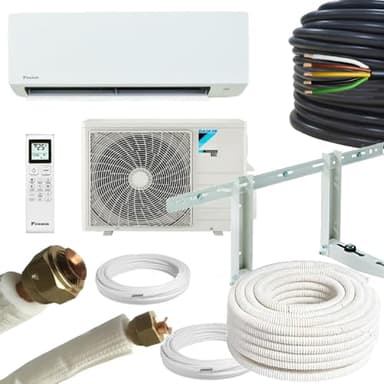 Climatiseur Réversible Mural Daikin 12000 BTU, avec kit d’installation 7 mètres, 3,5 kW, Mono-Split, gamme professionnelle ClimaConveniente®