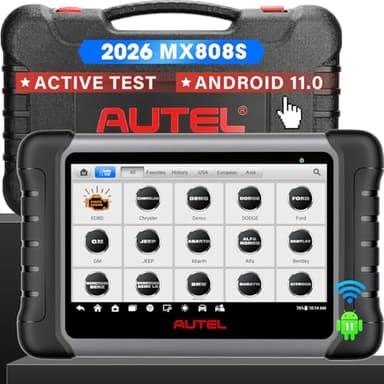 Autel MaxiCheck MX808S Diagnostic Auto: 2026 Plus Récente Que MK808S MK808BT Pro, Bidirectionnel Scanner comme MK900 MX900 MK900BT, 3K+ Tests Actifs, 28+ Réinitialisations, Tous Système, OS11