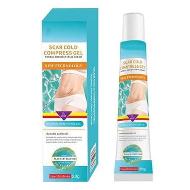 Cicatrice gel, Baume pour cicatrices, Crème apaisante