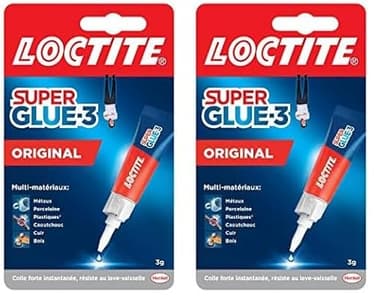 Loctite Super Glue-3 Original tube 3 g (Lot de 2)