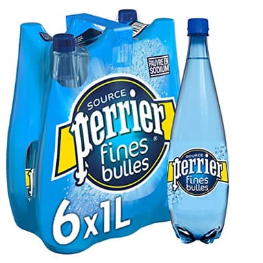 Perrier Fines Bulles Eau Minerale, 6 x 1L