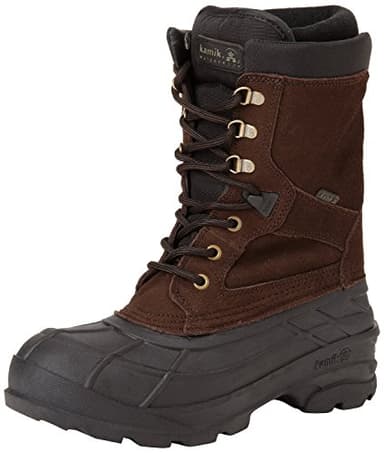 Kamik Homme Nationplus-m Bottes de Neige, Brown Dark Brown, 42 EU