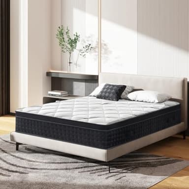Confortil Matelas 160x200 Matelas en Mousse 2 Personnes, Fermeté Moyenne, Agréable pour la Peau et Respirant, 22 cm d'épaisseur (Matelas 160x200x22cm)