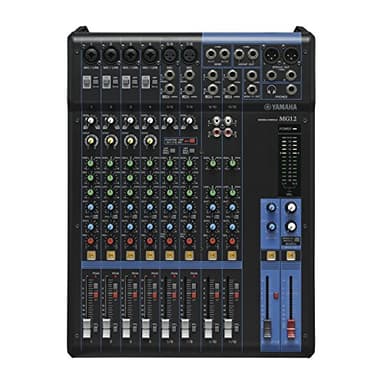 Yamaha MG12 - Console de mixage compacte avec 12 canaux d'entrée et préamplis micro D-PRE