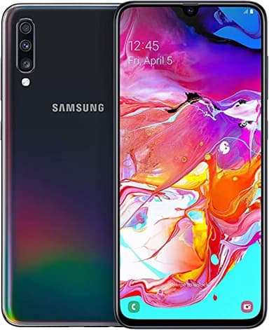 Samsung Galaxy A70 - Smartphone 4G (6,7'' - 128GO - 6 GO RAM) - Noir - Version Allemande