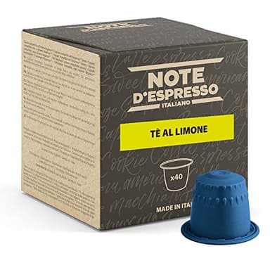 Note d'Espresso - Thé Citron - Capsules Exclusivement Compatibles avec Machine NESPRESSO* - 40 x 8 g