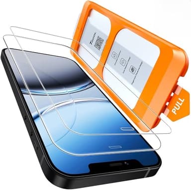 TOCOL Verre Trempé pour iPhone 12 Mini, Dépoussiérage Automatique, Sans Bulles, Dureté 9H, Couverture Complète Protection écran, Coques de Téléphone Compatibles, 2 Pièces