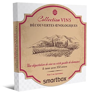 SMARTBOX - coffret cadeau couple - Découvertes œnologiques - idée cadeau originale - 1 atelier œnologie pour 1 ou 2 personnes