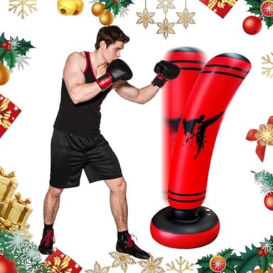 Sac de Boxe Adulte 165cm/64.96",Sac de Frappe Lourd pour Entraînement MMA Muay Thai Fitness Débutants,du Karaté,du Taekwondo,L pour Adultes